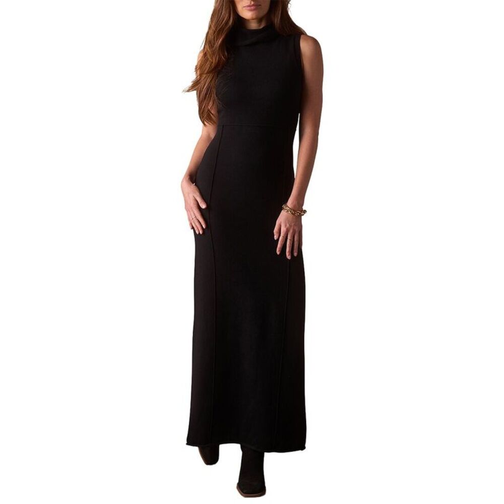 The Normal Brand Womens  Eloise Column Dress, Black